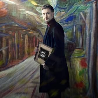 Benjamin Appl with Fischer-Dieskau Artwork